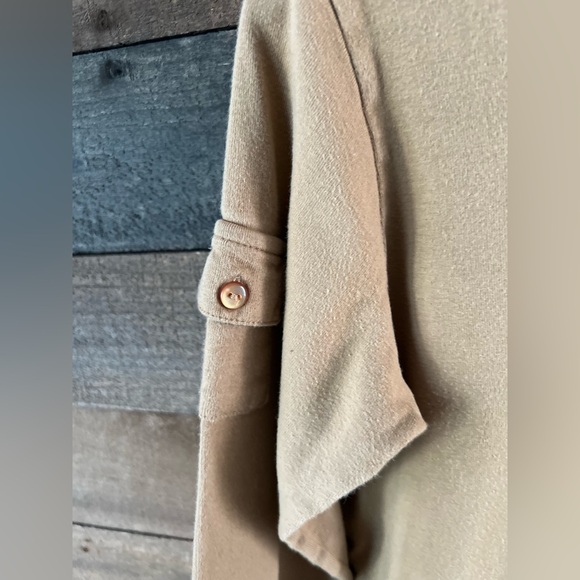 Vintage Riveted by Lee Tan Cotton Long Sleeve Tee Roll Tab Sleeve Small - Picture 9 of 11